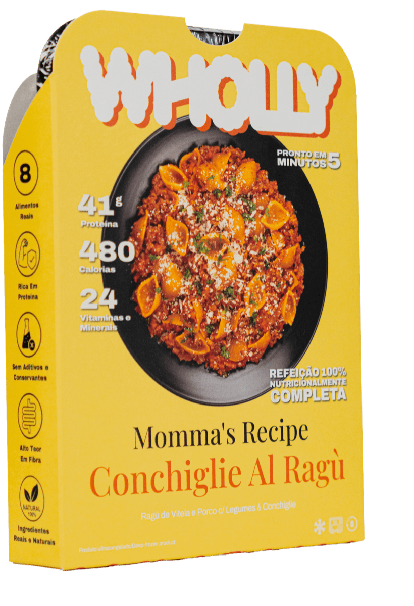 Caixa WHOLLY Conchiglie Al Ragù